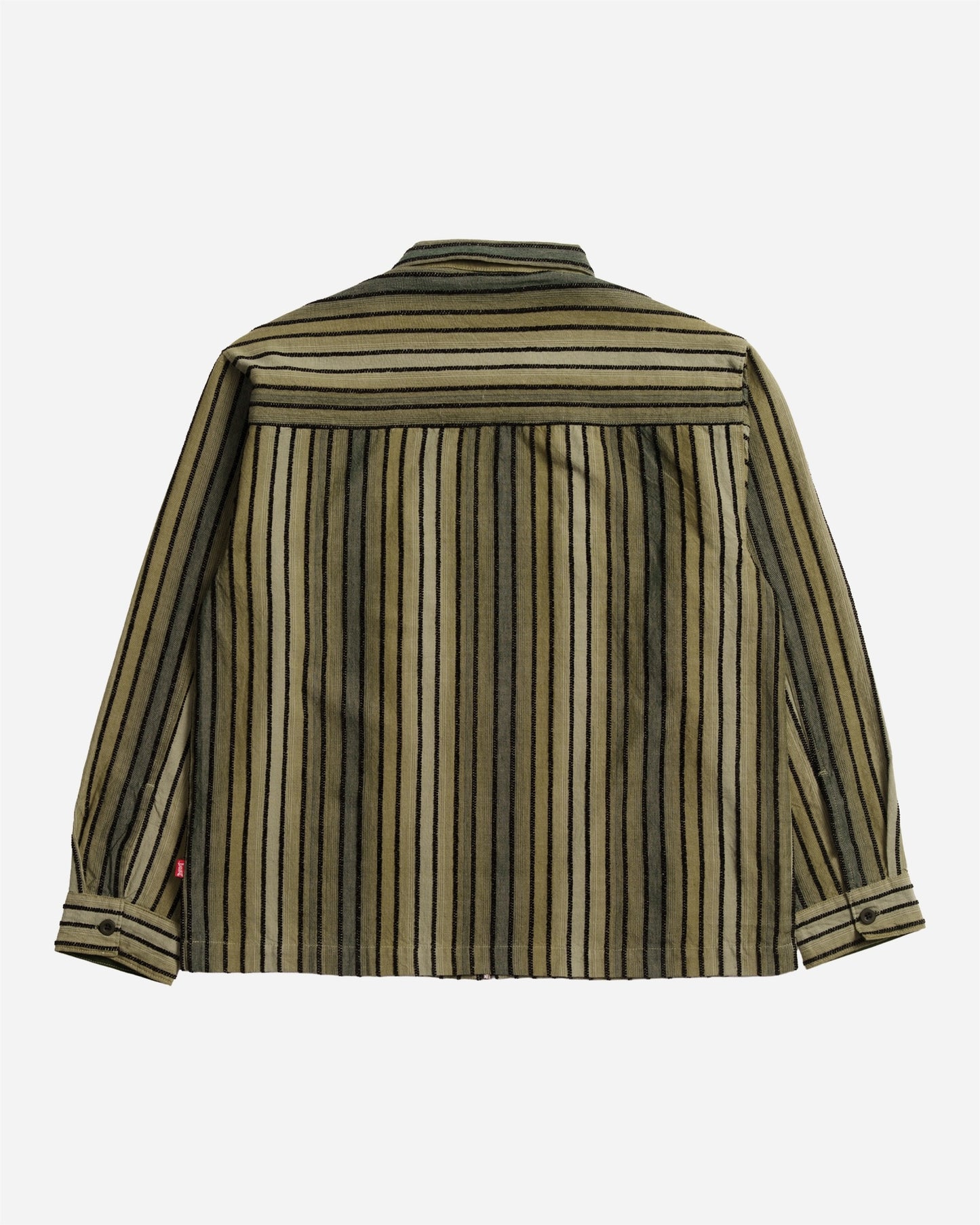 Heater Full Zip Long Sleeve Woven Olive