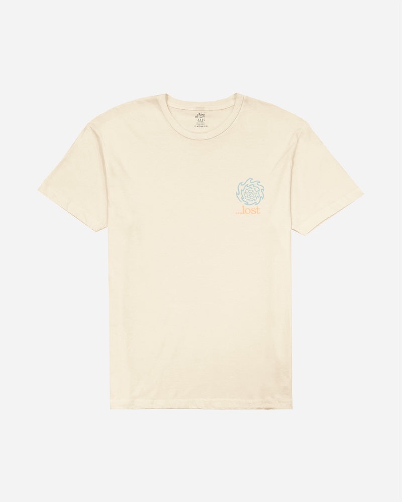 Wave Spiral Tee Vintage White