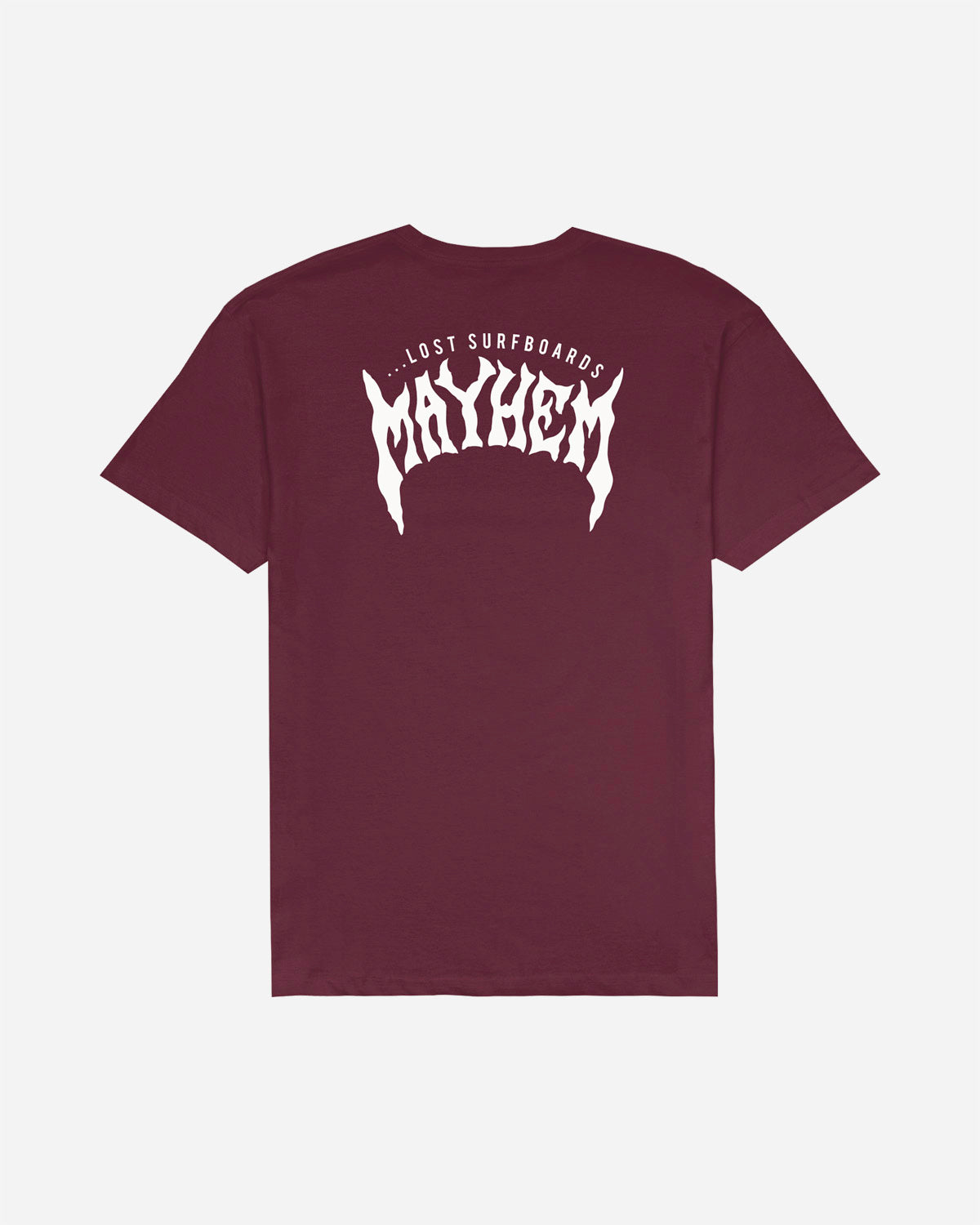 Mayhem Designs Tee Maroon