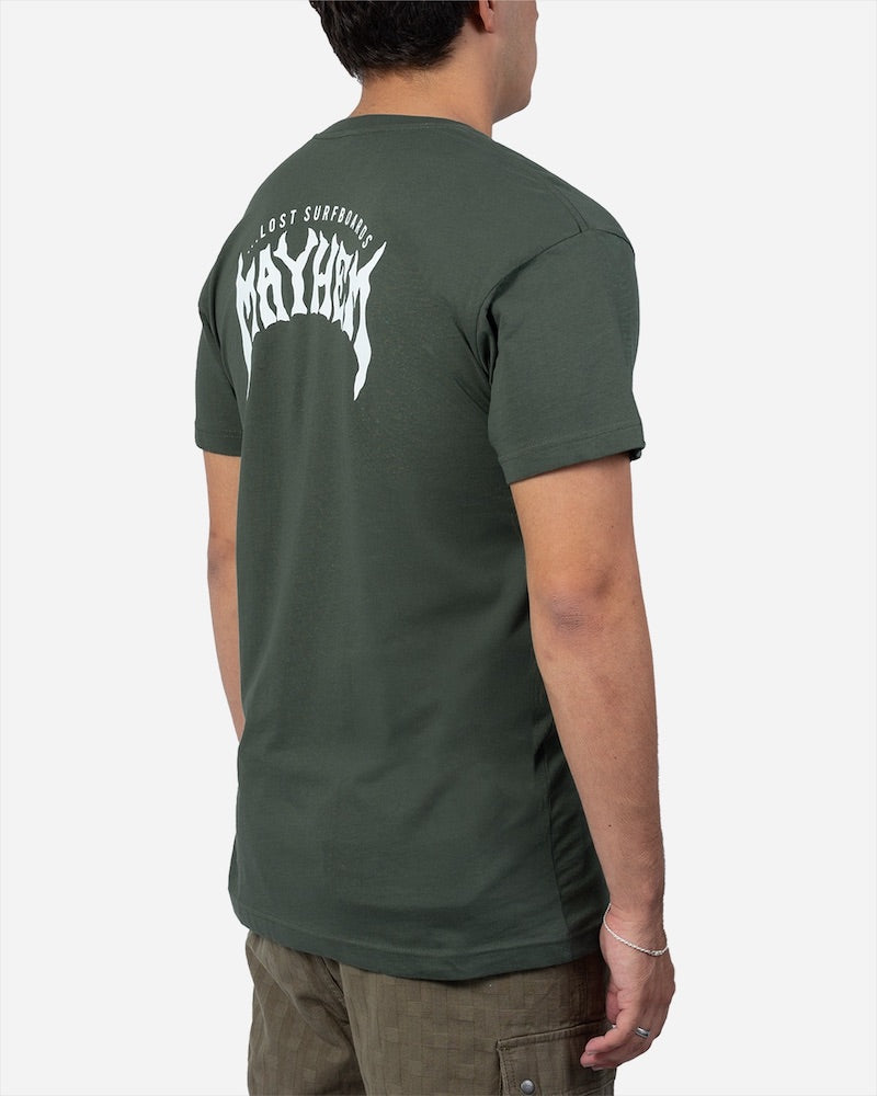 Mayhem Designs Tee Pine Green