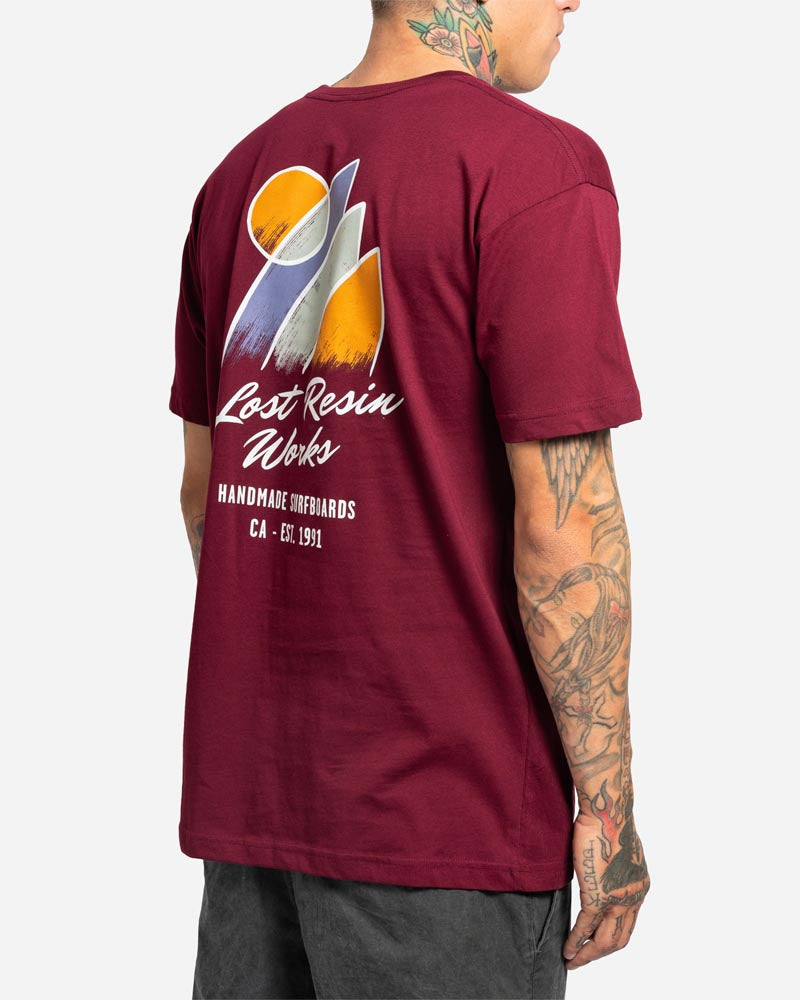 Handmade Tee Maroon