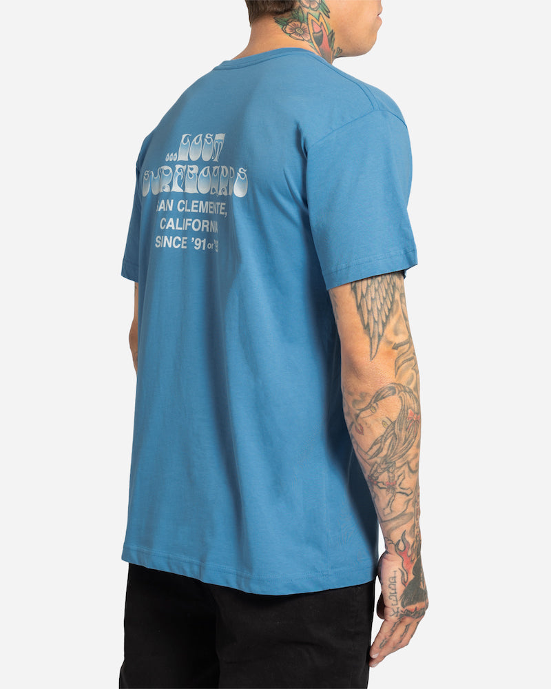 Posted Tee Coastal Blue