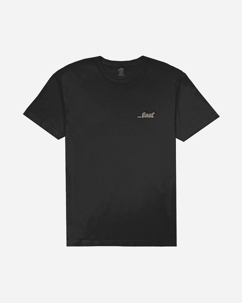 Linear Lam Tee Black