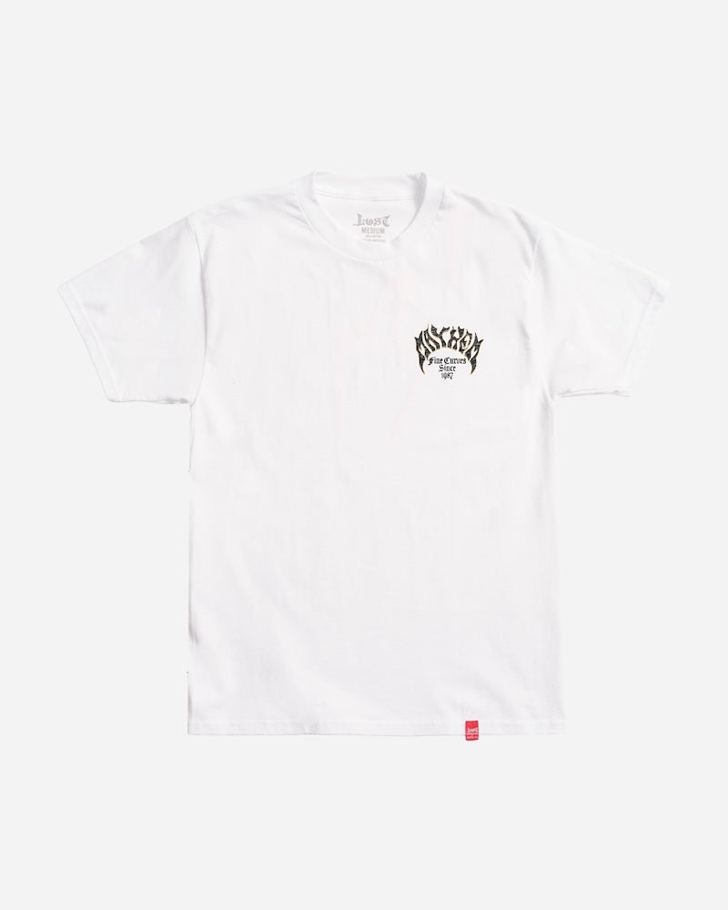 Mayhem Fine Curves Tee White