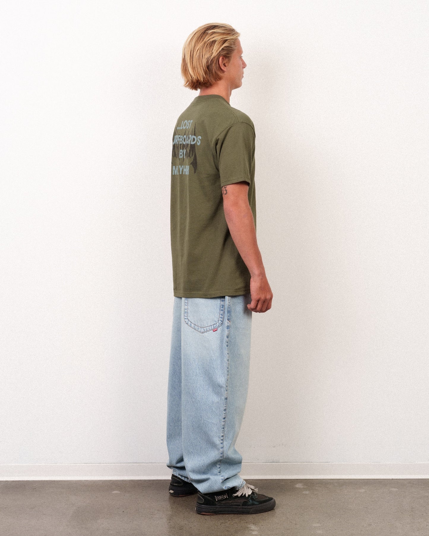 Mayhem Big Block Tee Surplus Green