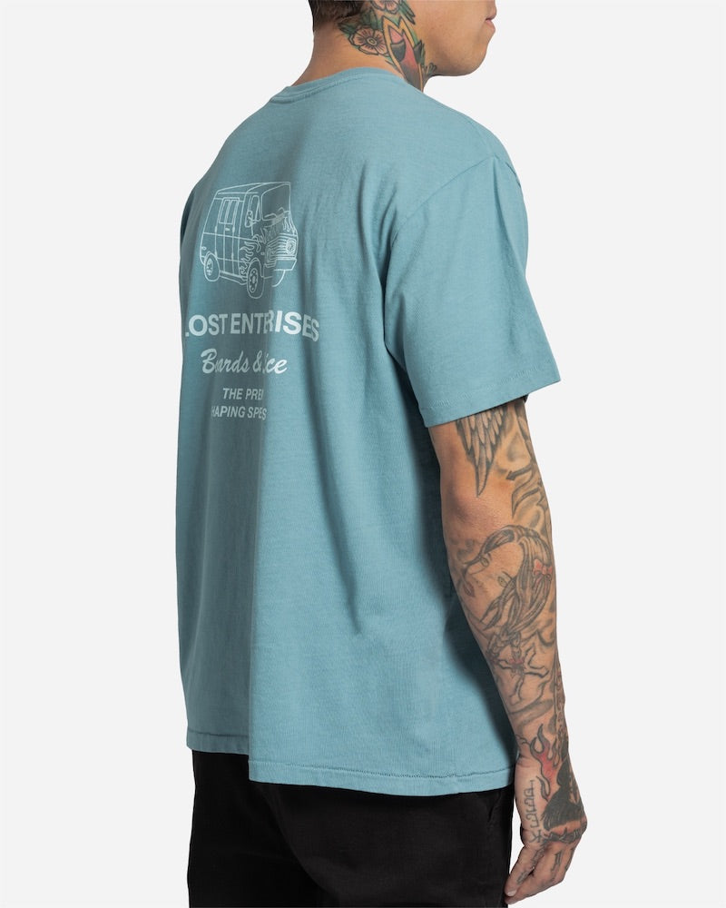 Boards & Service Boxy Tee Sea Fog