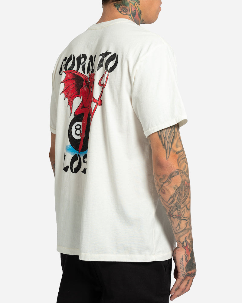 Dicey Boxy Tee Vintage White