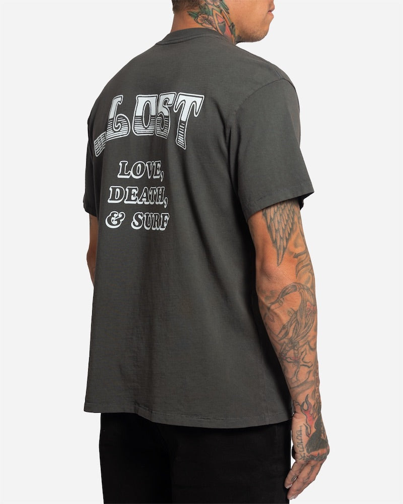 Lds Boxy Tee Vintage Black