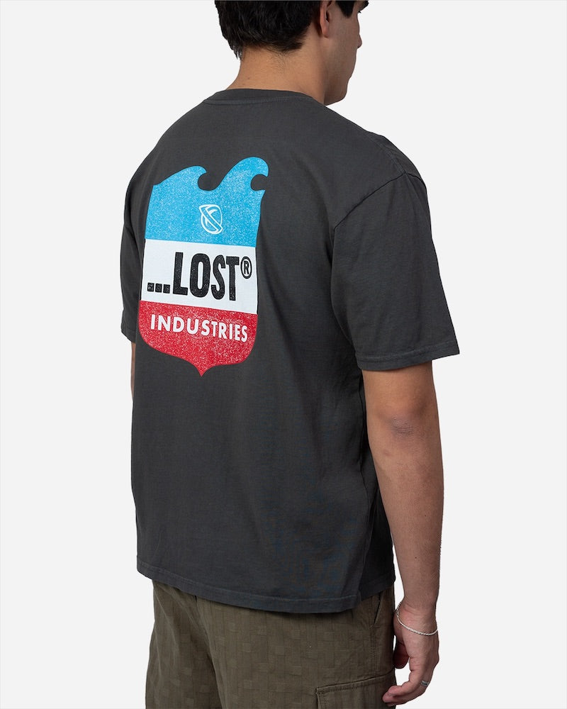 Emblem Boxy Tee Vintage Black