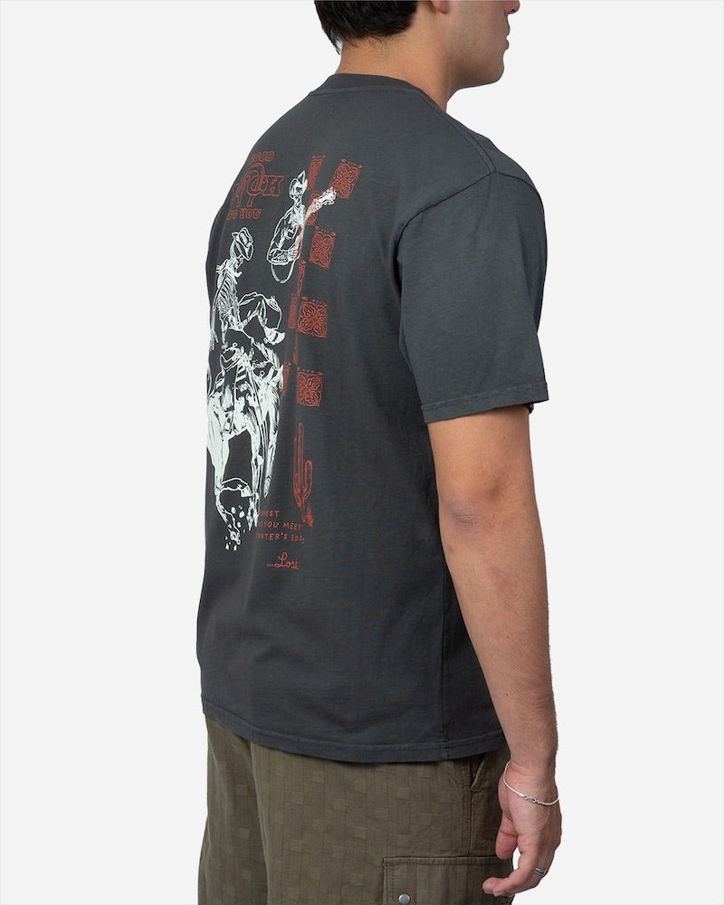 Head West Boxy Tee Vintage Black