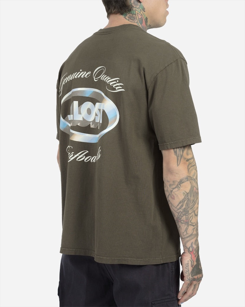 Genuine Quality Boxy Tee Dark Earth