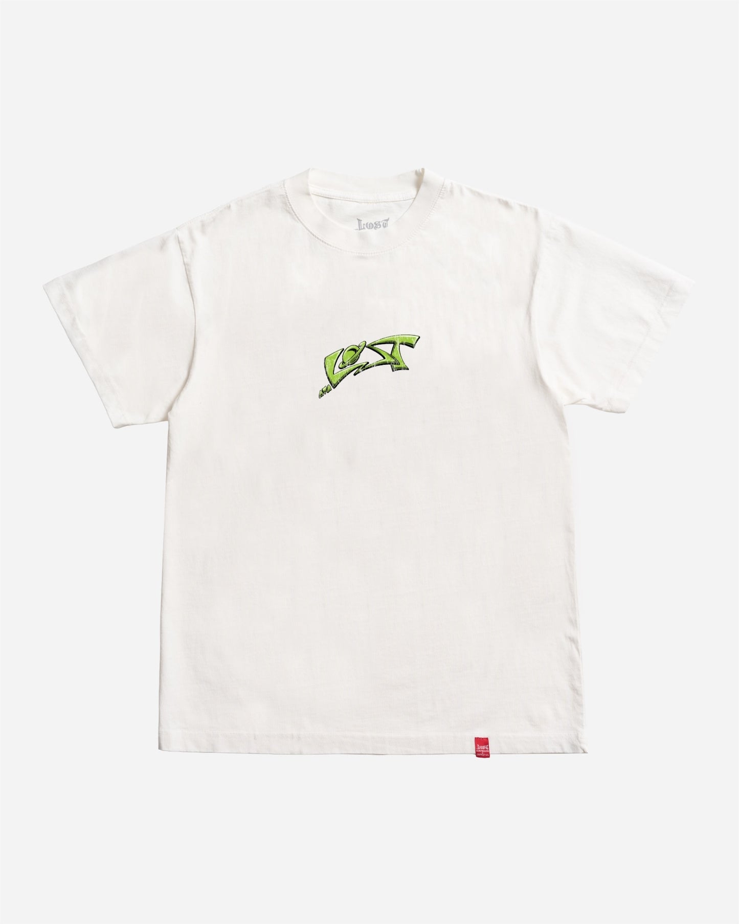 Spiraling Boxy Tee White