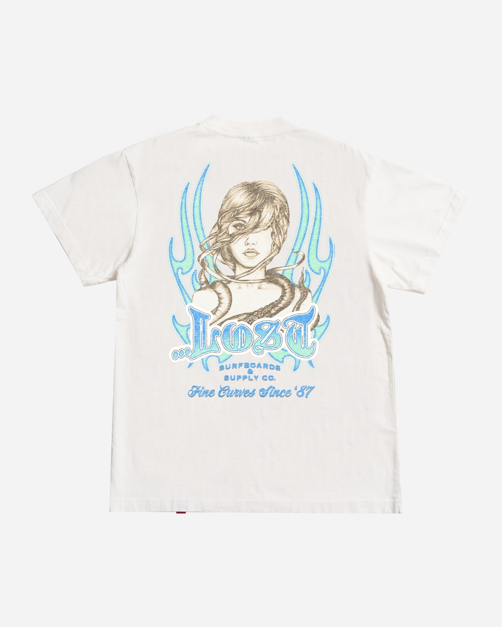 Fine Curves 2 Boxy Tee White – Lost Enterprises