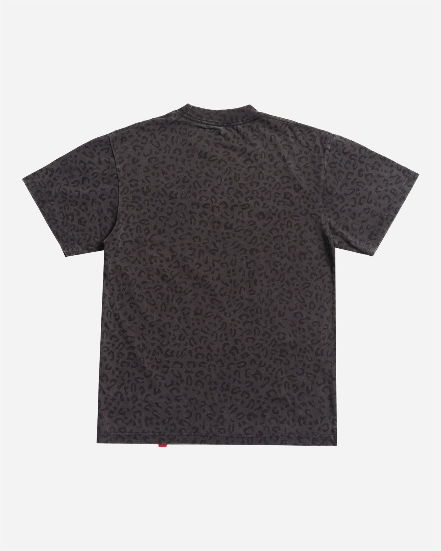 Fang Boxy Tee Vintage Grey Leopard