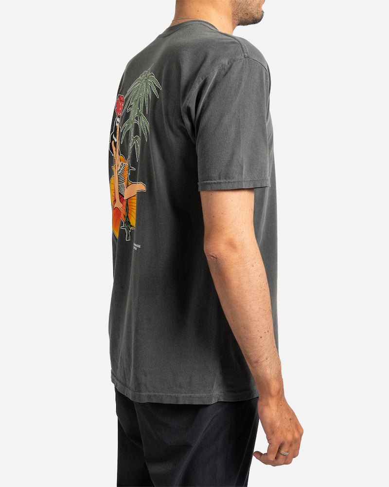 Pair A Dice Vintage Dye Tee Vintage Black