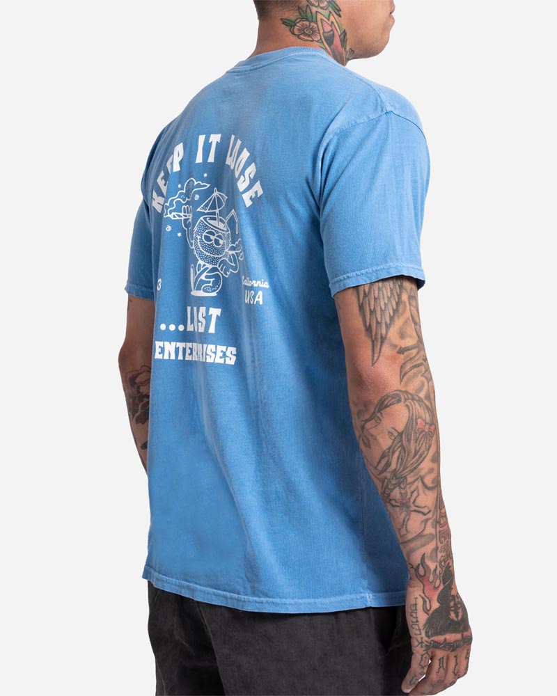 Keep It Loose Vintage Dye Tee Pacific Blue