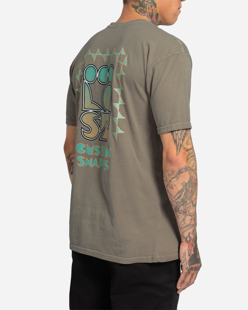 Screwball Vintage Dye Tee Stone