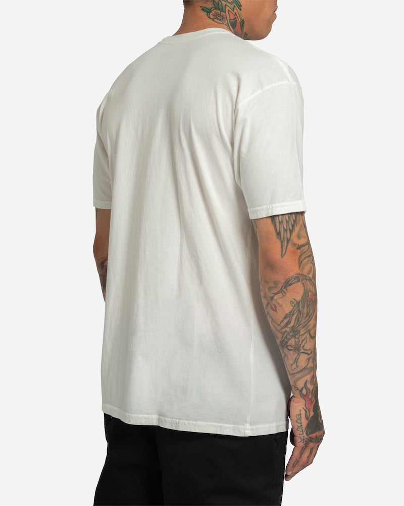 Pedal To The Metal Vintage Dye Tee Ivory