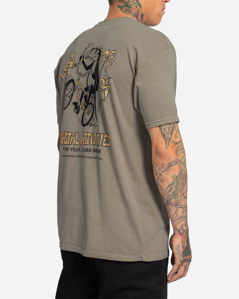 Coastal Activities Vintage Dye Tee Stone