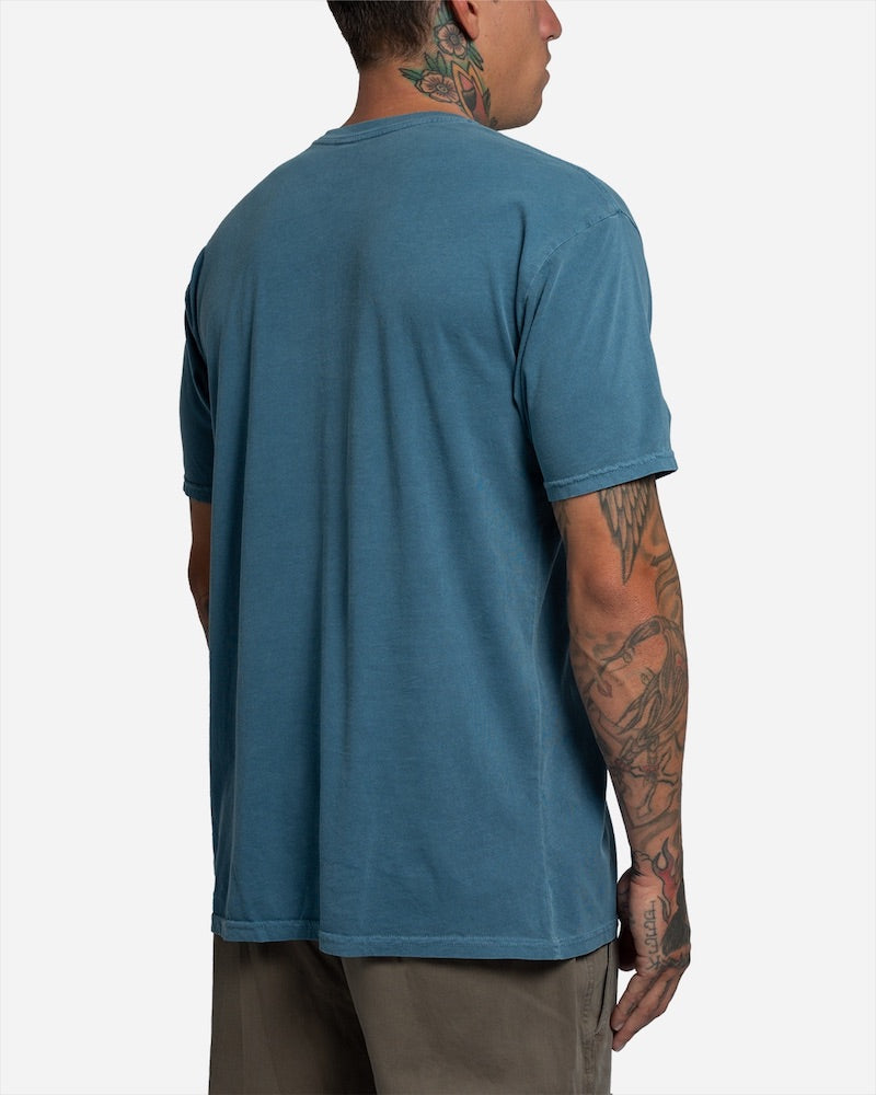 Island Ecstasy Vintage Dye Tee Provincial Blue