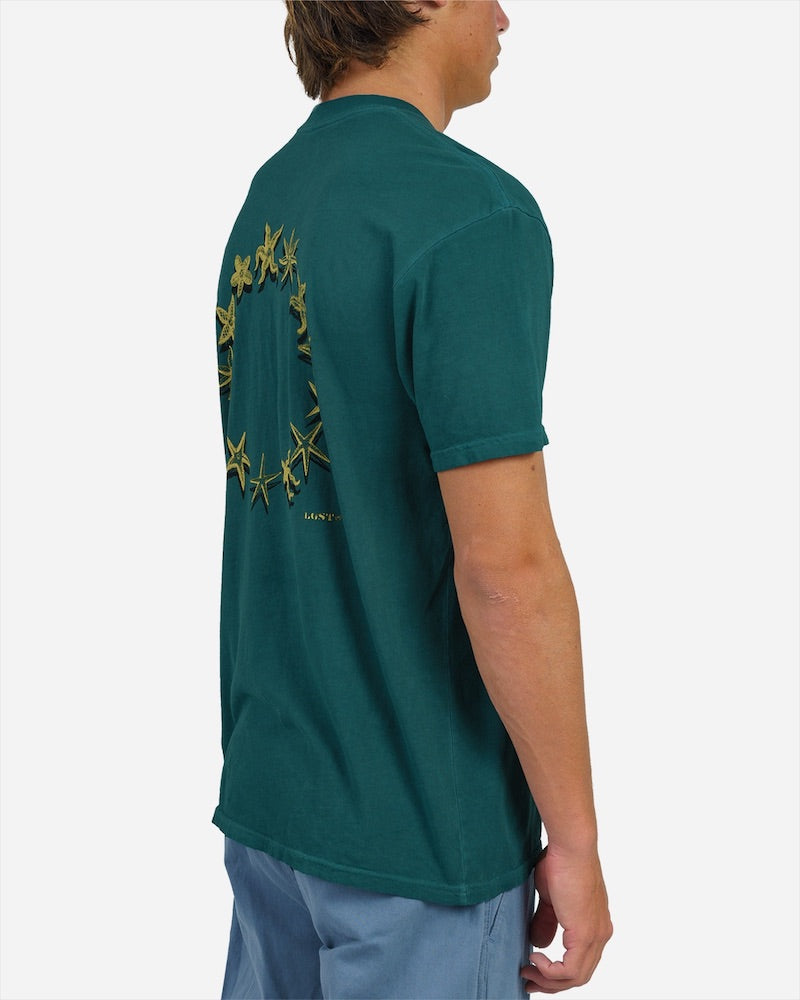 Starfish Vintage Dye Tee Atlantic Blue