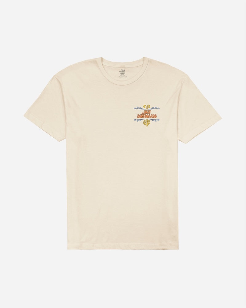 Surf Psychosis Vintage Dye Tee Vintage White