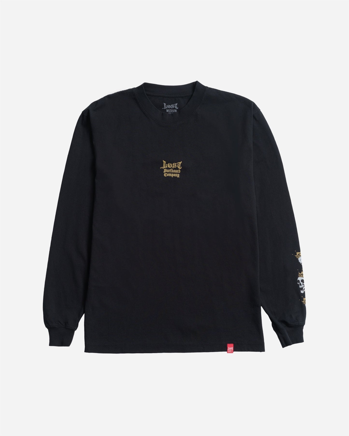 Mayhem Flannel Long Sleeve Tee Black