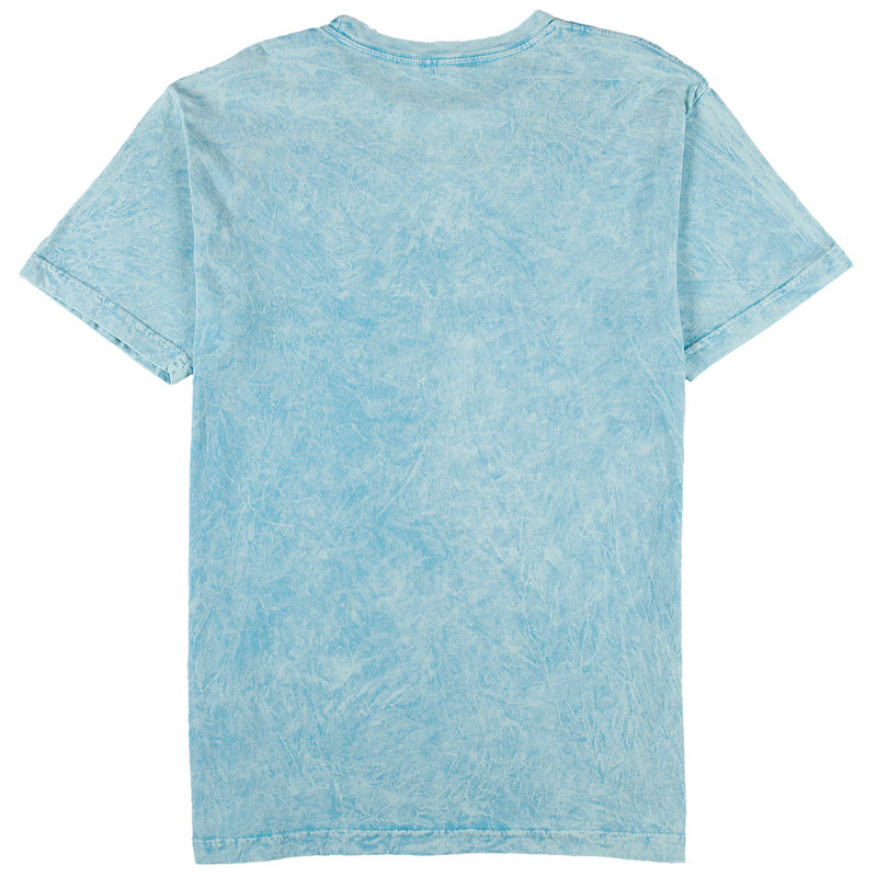 Nuclear Paradise Wash Tee Cyan Mineral Wash