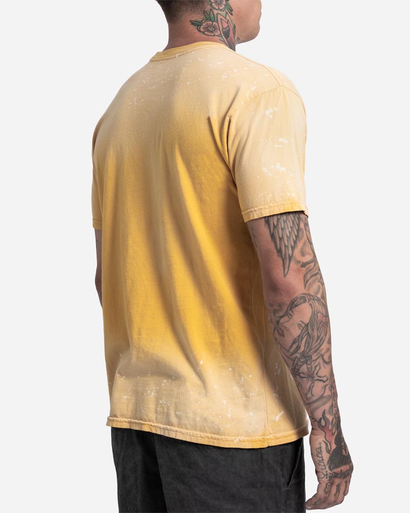 Fader Wash Tee Vintage Gold Spray