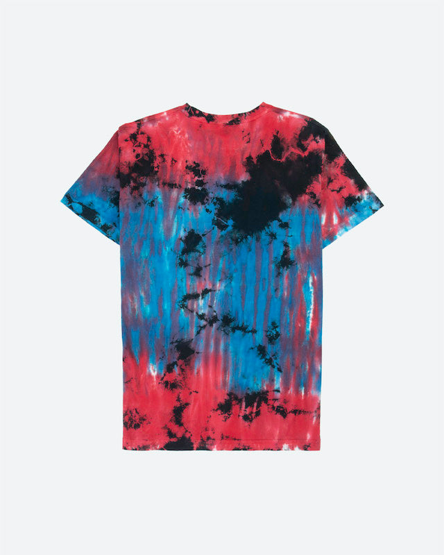 Rage Wash Tee Blue Tie Dye