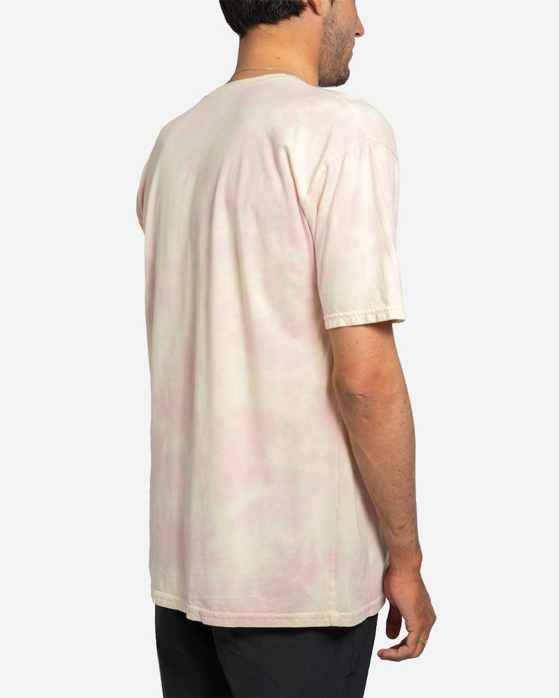 Stainer Wash Tee Pink Tie Dye