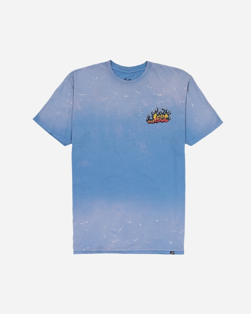 Flame Lam Tee Pacific Blue