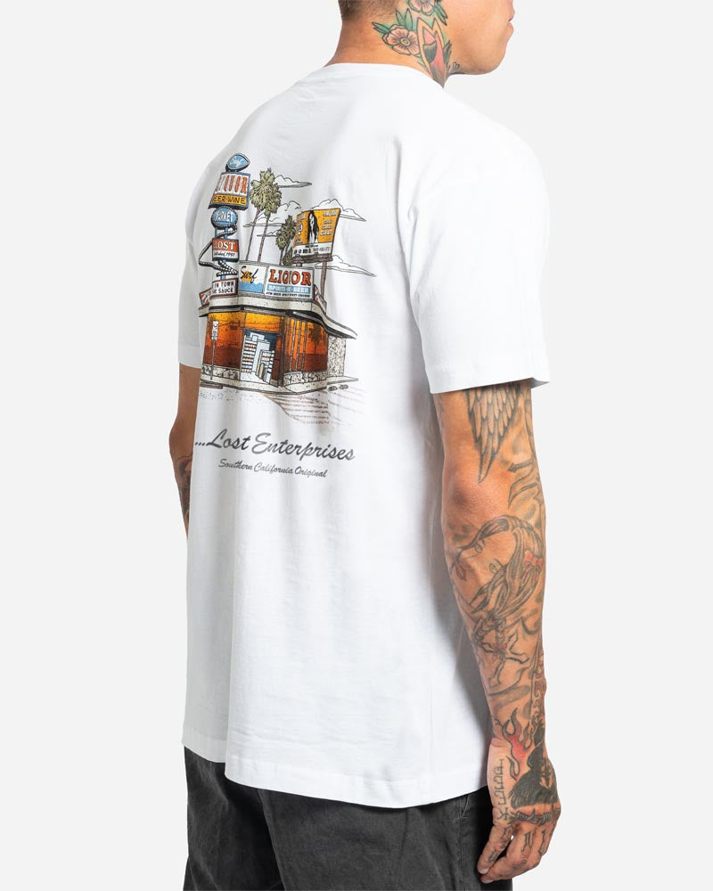 Surf Liquor Tee White