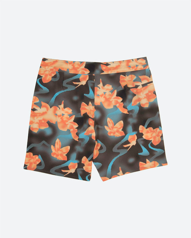 Session Boardshort Taupe Floral Haze