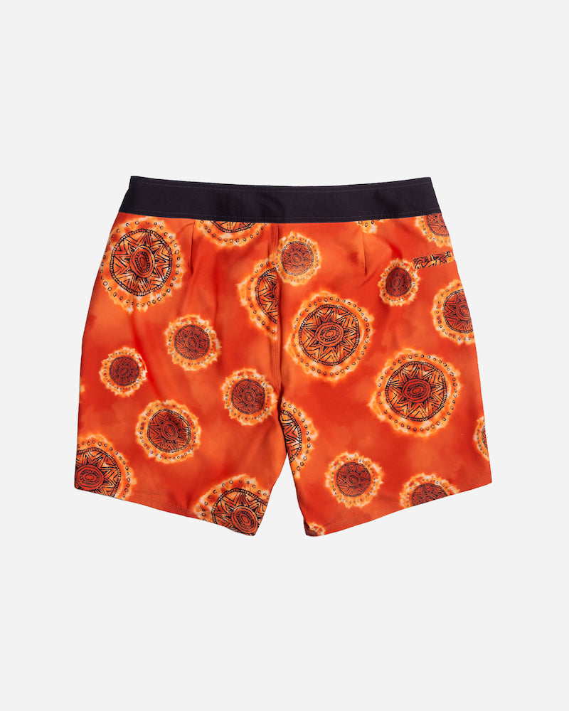 Bside Boardshort Summer Suns Burnt Orange