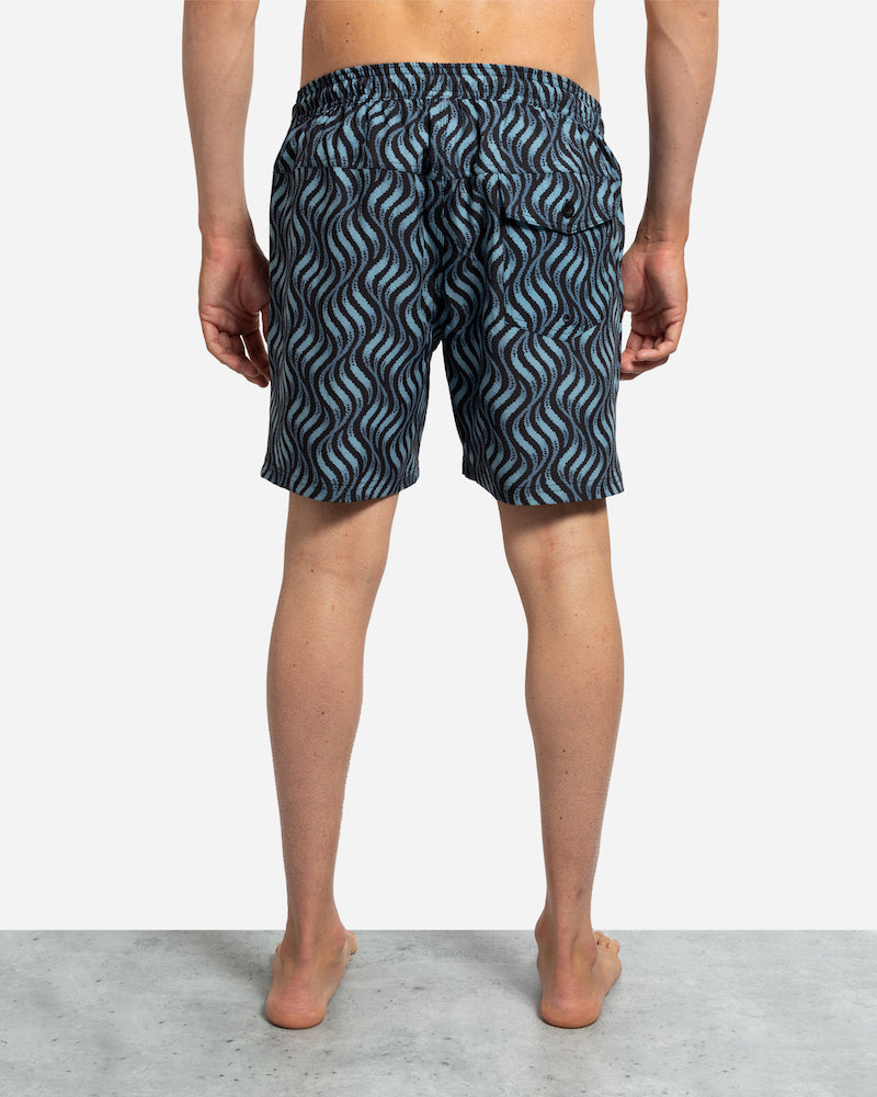 Peril Beachshort Wavy Blue