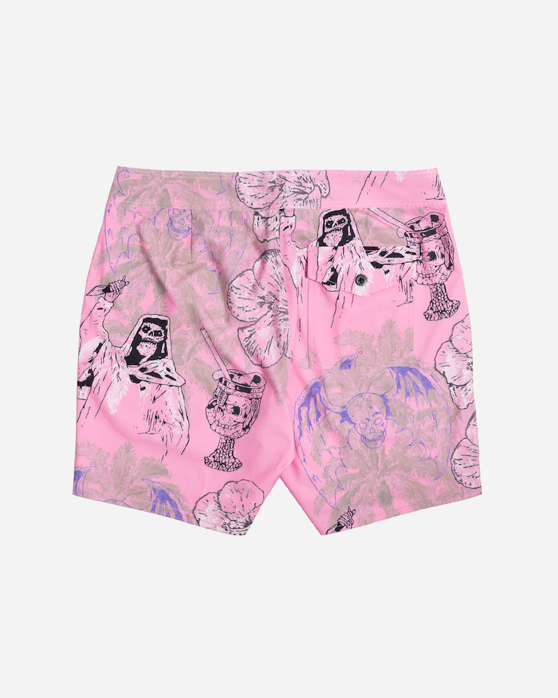 Deathwish Boardshort Dead Summer Pink