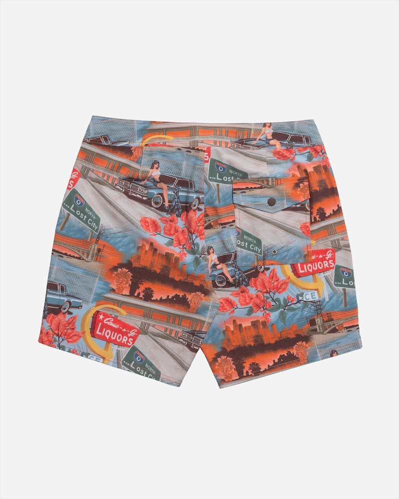 Deathwish Boardshort Lost City Sunset