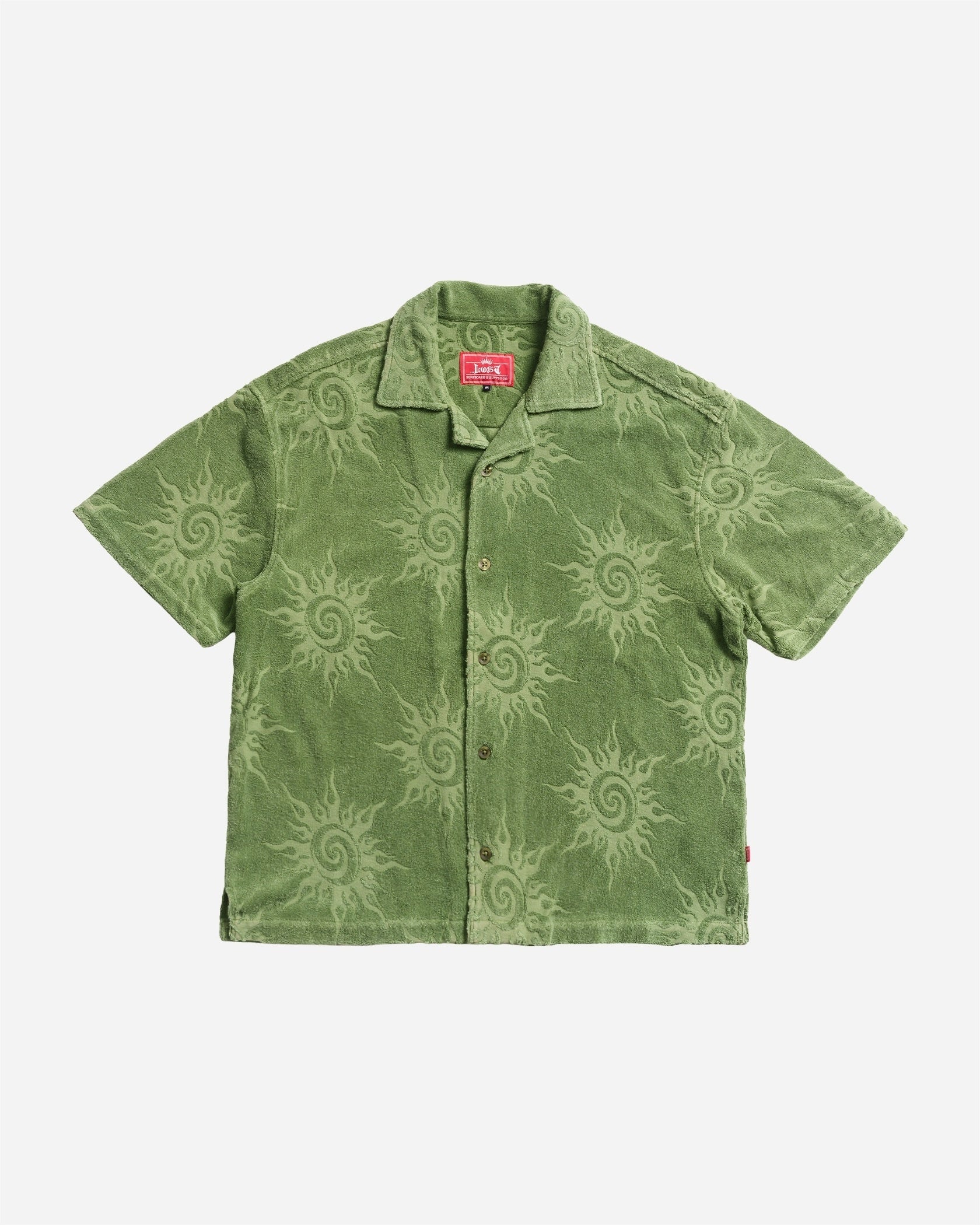シャツ Ka La Jacquard Woven Green Tea – Lost Enterprises