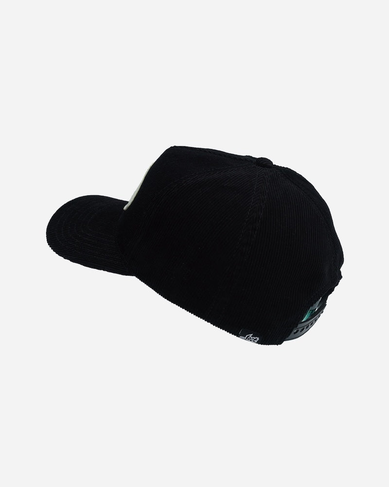 Top-Notch Corduroy Hat Black
