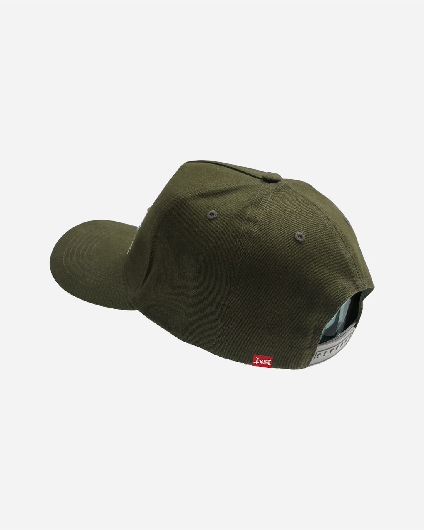 Crown Logo Snapback Dark Olive