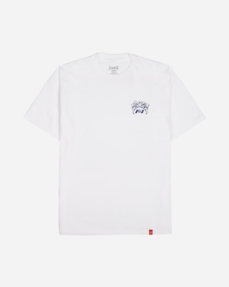 Formula-1 Mayhem Tee White