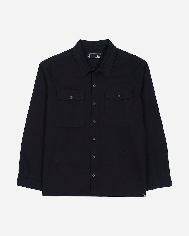 Slacker Long Sleeve Woven Black