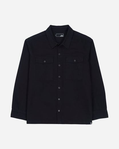 Slacker Long Sleeve Woven Black