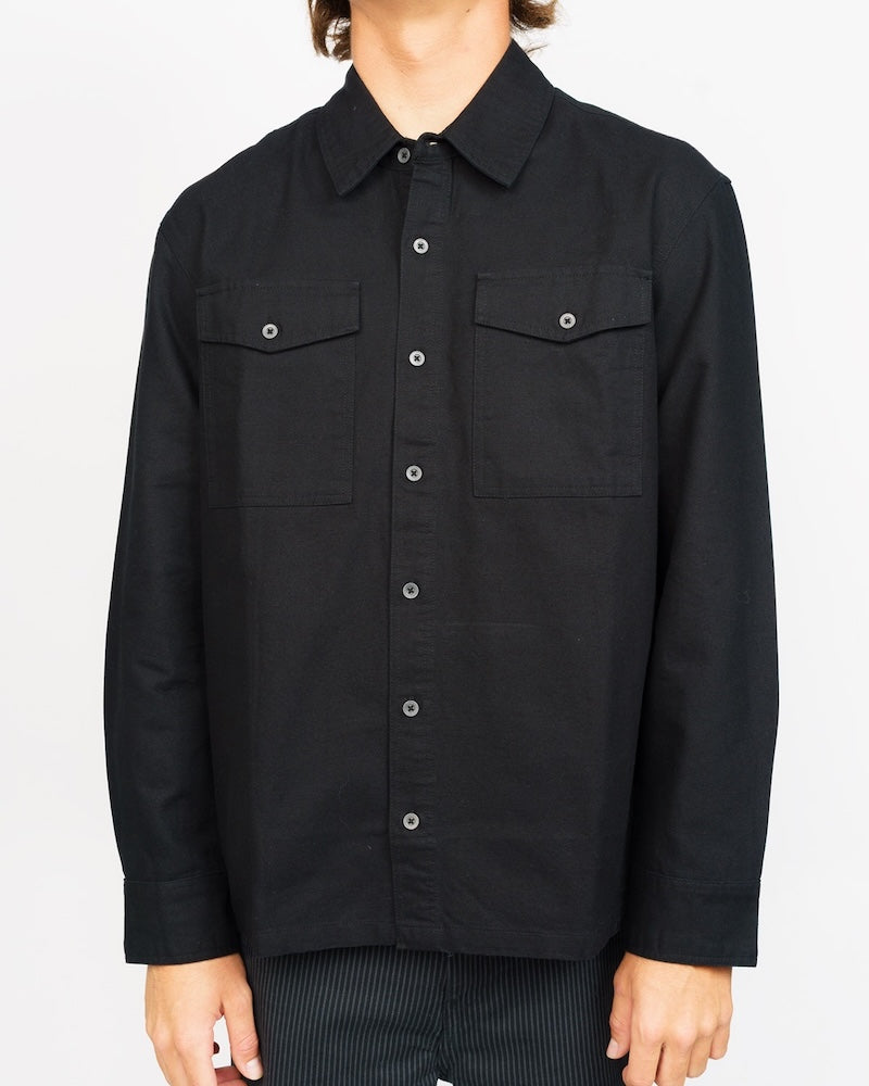 Slacker Long Sleeve Woven Black