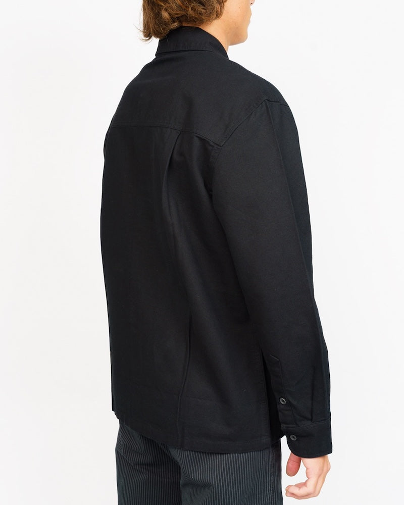 Slacker Long Sleeve Woven Black