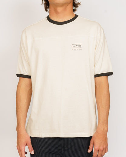 Victory Ringer Tee Vintage White