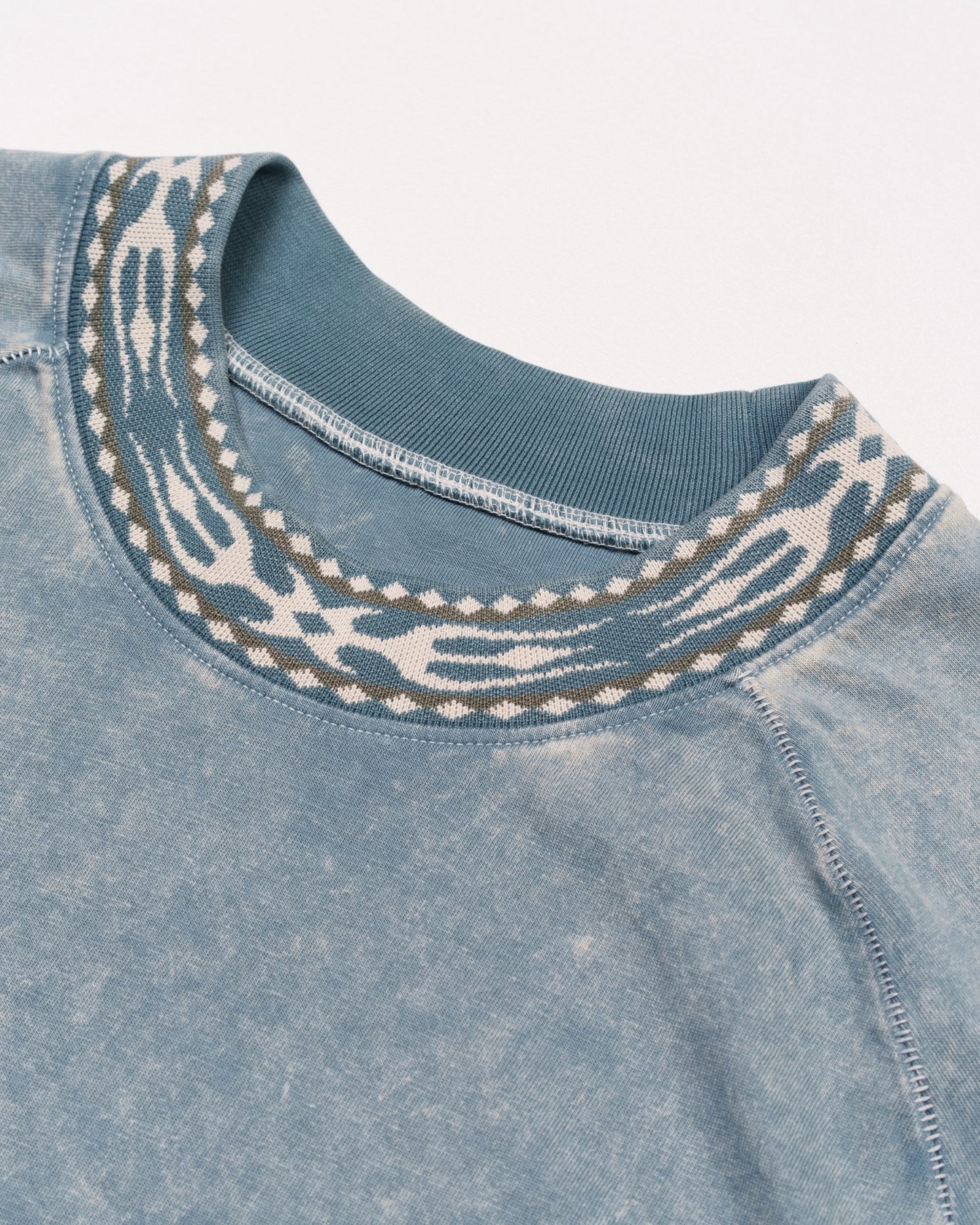 Buster Crew Tee Steel Blue