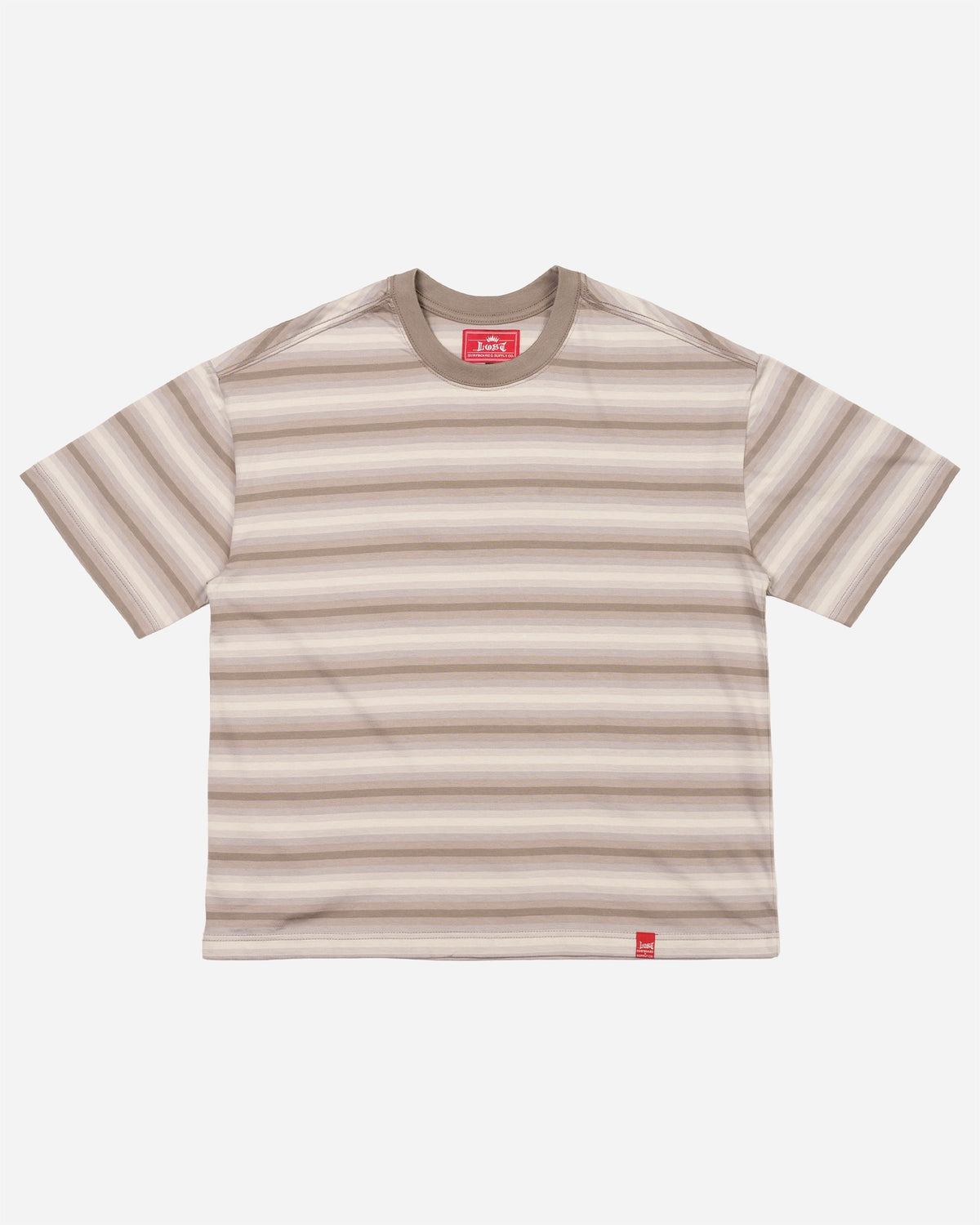 Fader Stripe Knit Faded Brown