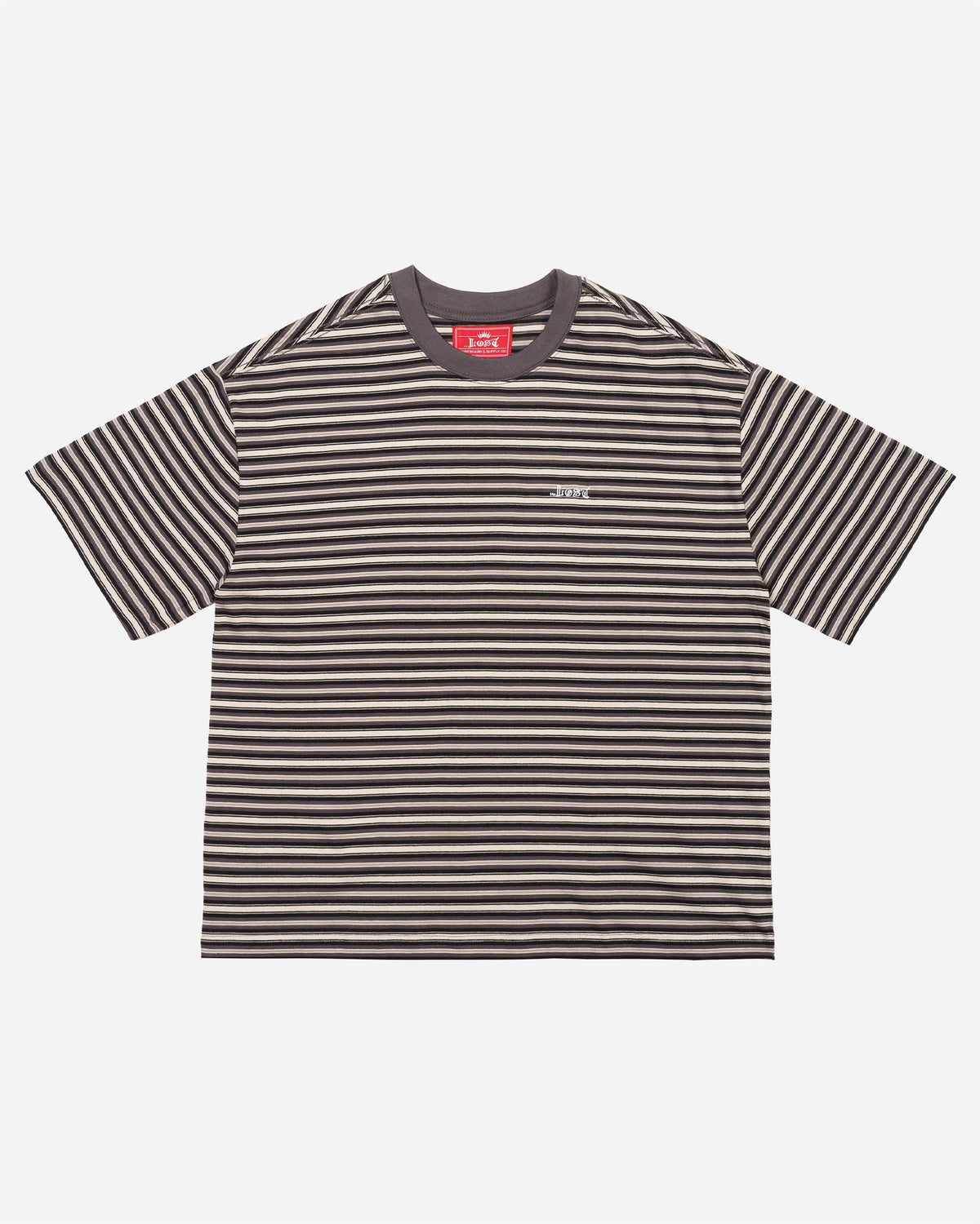 Louis Stripe Knit Charcoal